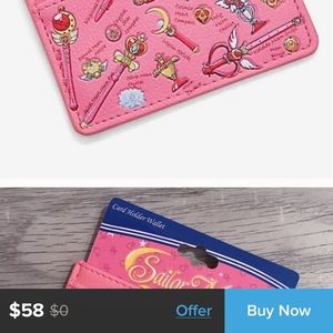Sailor moon card holder
